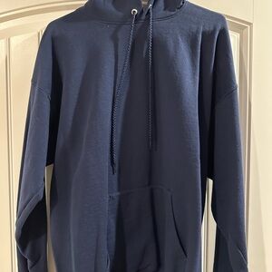 Men's Navy Blue Hoodie Sweater